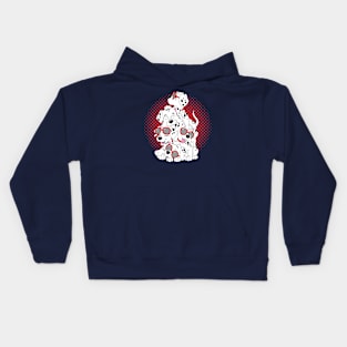 Dalmatians Dogs Kids Hoodie